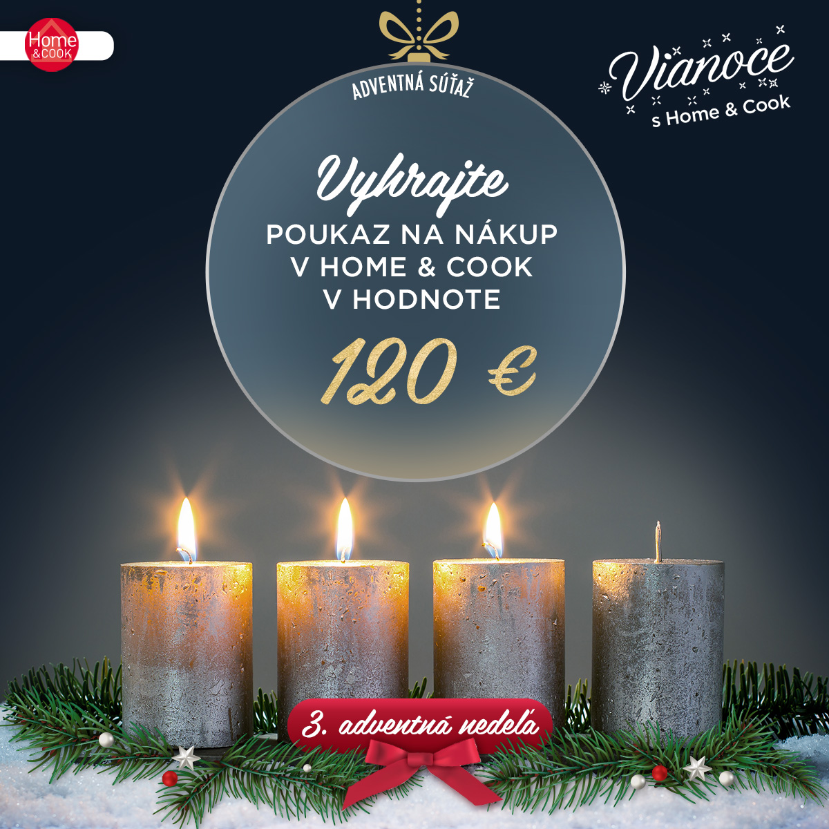 Súťaž o poukaz v hodnote 120€ do Home and Cook