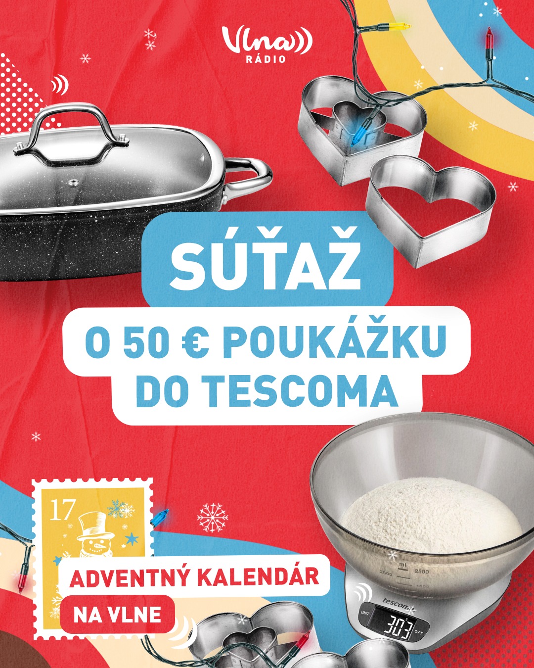 Súťaž o 50-eurovú poukážku do Tescoma