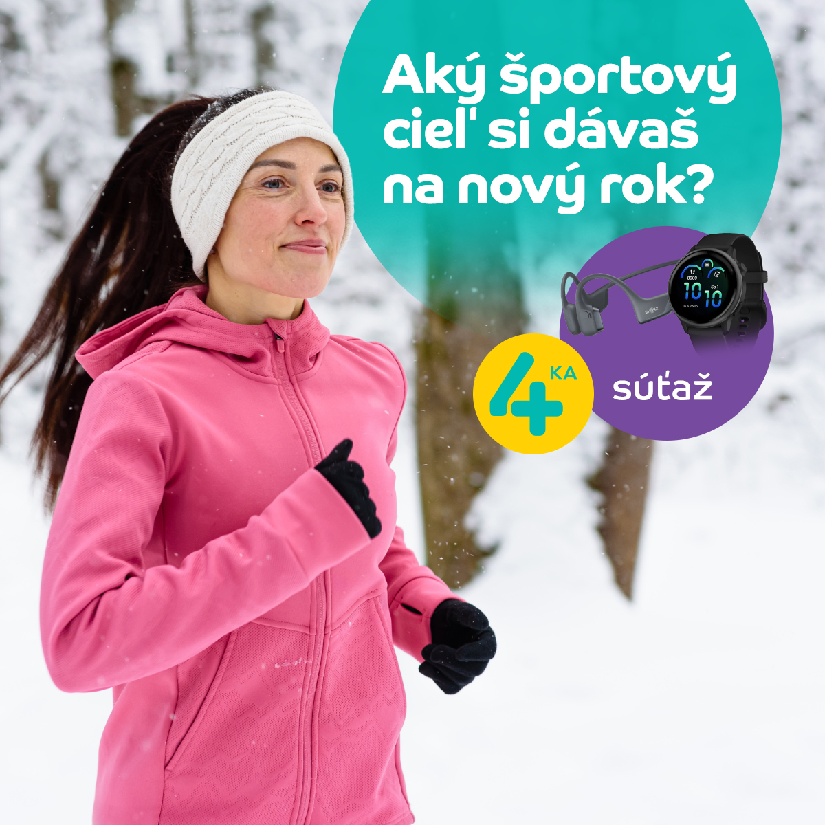 Súťaž o Garmin Vívoactive 6 a športové sluchadlá Shokz 