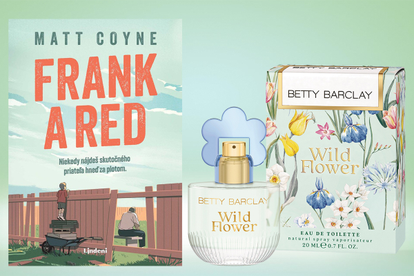 Súťaž o Betty Barclay Wild Flower a knihu Frank a Red (