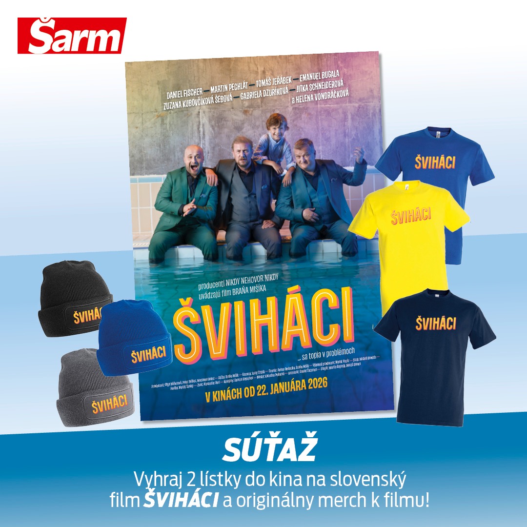 Súťaž o 2x 2 lístky do kina a 2x tričko filmu Šviháci