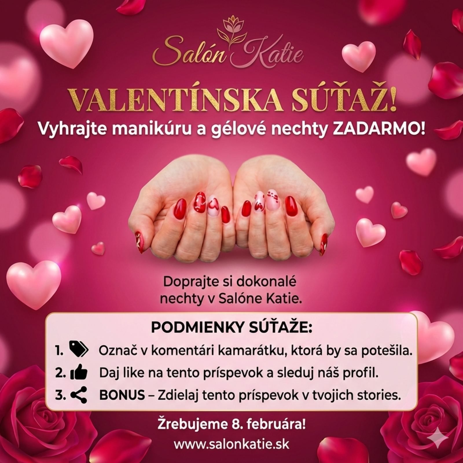 Vyhrajte manikúru a gélové nechty ZADARMO