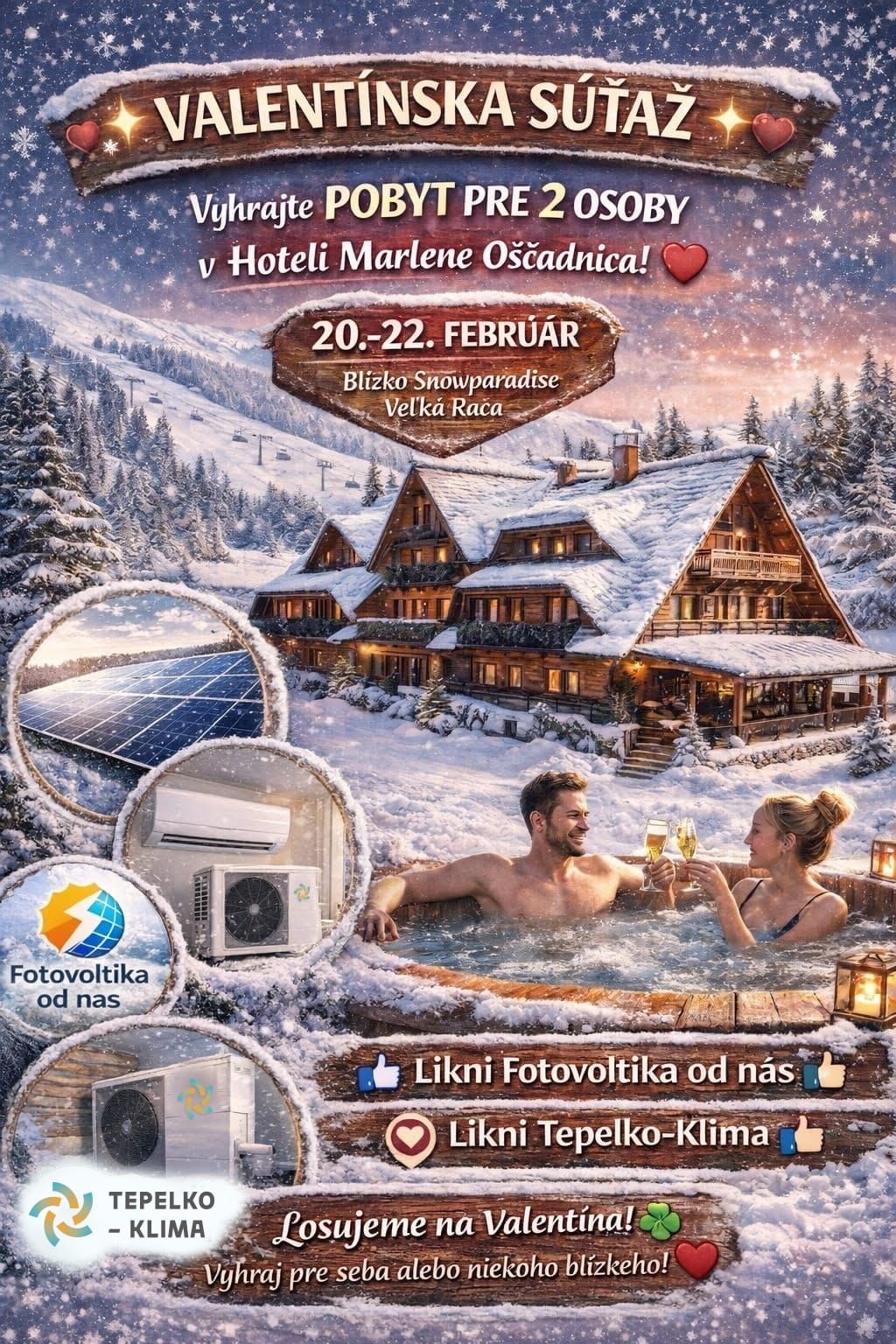 Vyhrajte víkendový pobyt pre 2 osoby v krásnom Hotel Ma