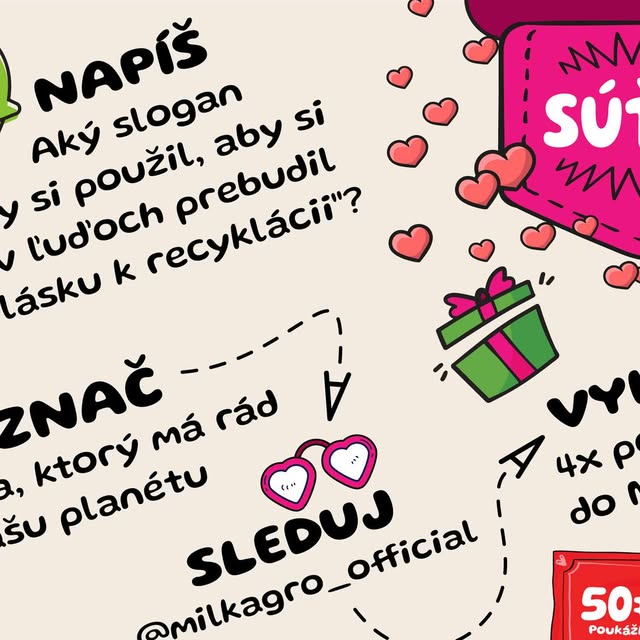 Súťaž s Recykluj a vyhraj na február na IG