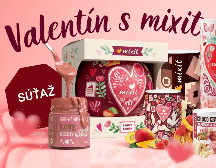 Valentínska súťaž s Mixit: láska ukrytá v chrumkavých d
