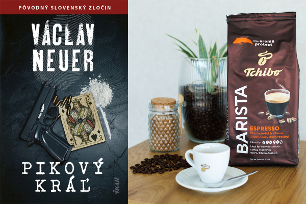 Súťaž o zrnkovú kávu Tchibo BARISTA Espresso a knihu Pi