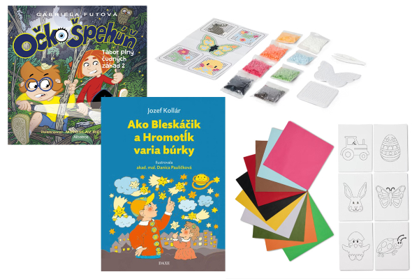 Súťaž o detské knihy a tvorivé súpravy Tchibo
