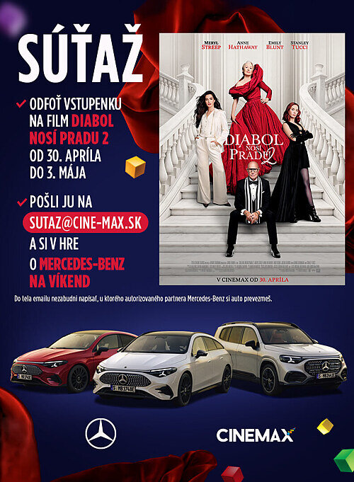 Vyhraj nový model MERCEDES-BENZ na celý víkend