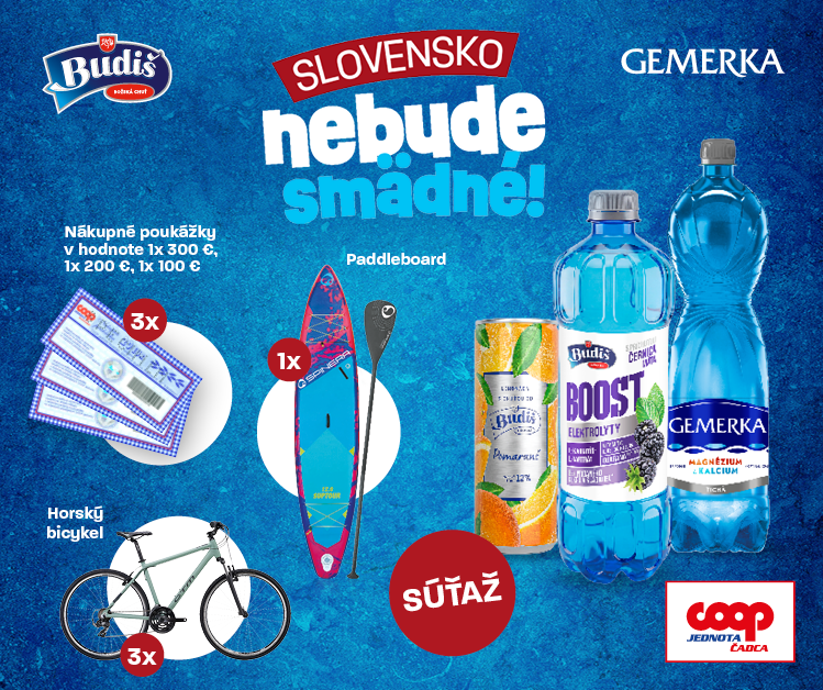 Slovensko nebude smädné! BUDIŠ & GEMERKA / COOP Jednota