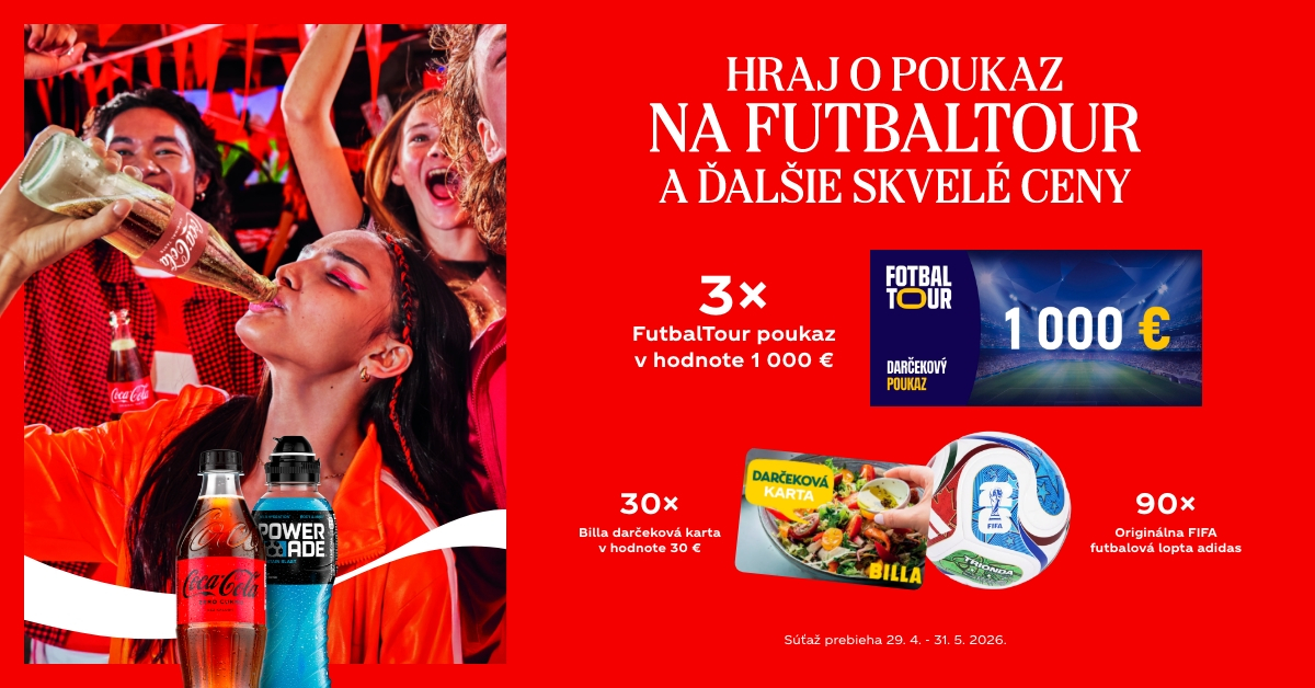 Súťaž o 3 poukazy na FutbalTour v hodnote 1 000 EUR
