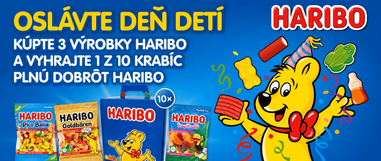 Súťaž o 10 balíčkov plných cukríkov a obľúbených dobrôt