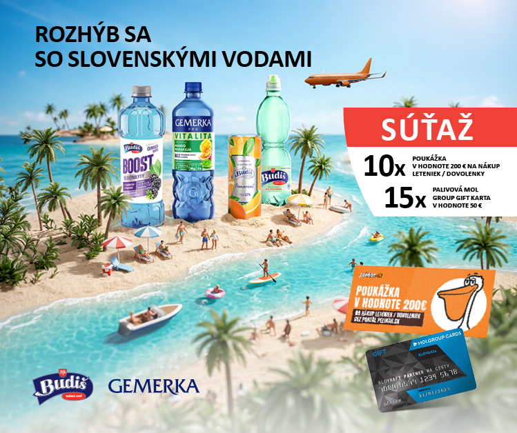 Vyhraj poukážku v hodnote 200 € na letenky/dovolenku