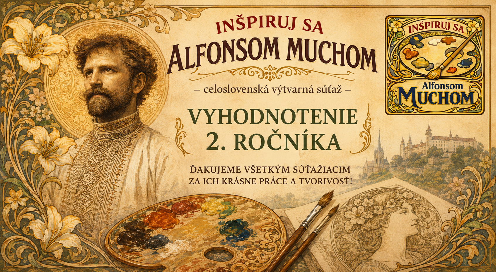 Súťaž inšpirovaná Alfonsom Muchom: Kreatívne výzvy pre