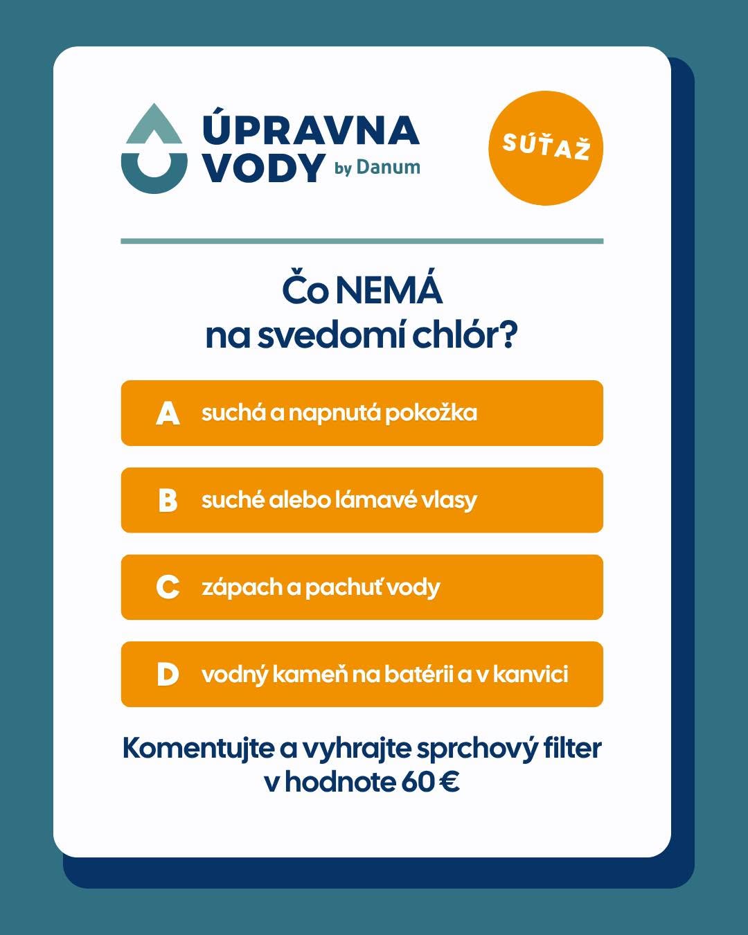Súťaž o sprchový filter Úpravňavody.sk