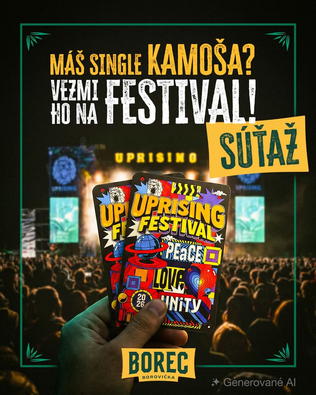 Súťaž o 2 lístky na Uprising festival