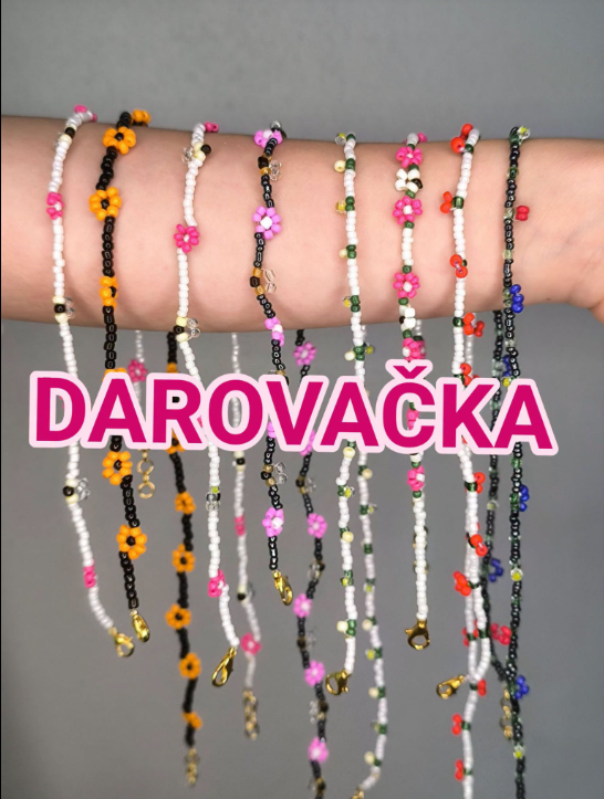 Darovačka - ručne robený korálkový náhrdelník podľa vlastného výberu