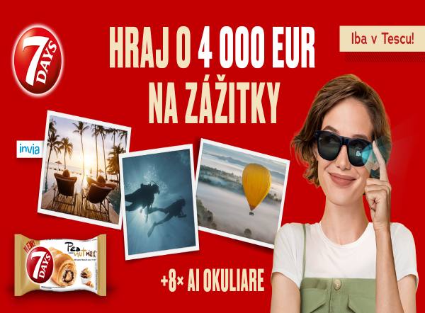Hraj o Invia voucher v hodnote 4 000 € alebo jedny z 8 AI okuliarov!