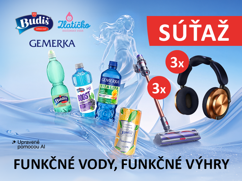 Kupuj výrobky Budiš, Gemerka a Zlatíčko a hraj o funkčné Dyson výhry