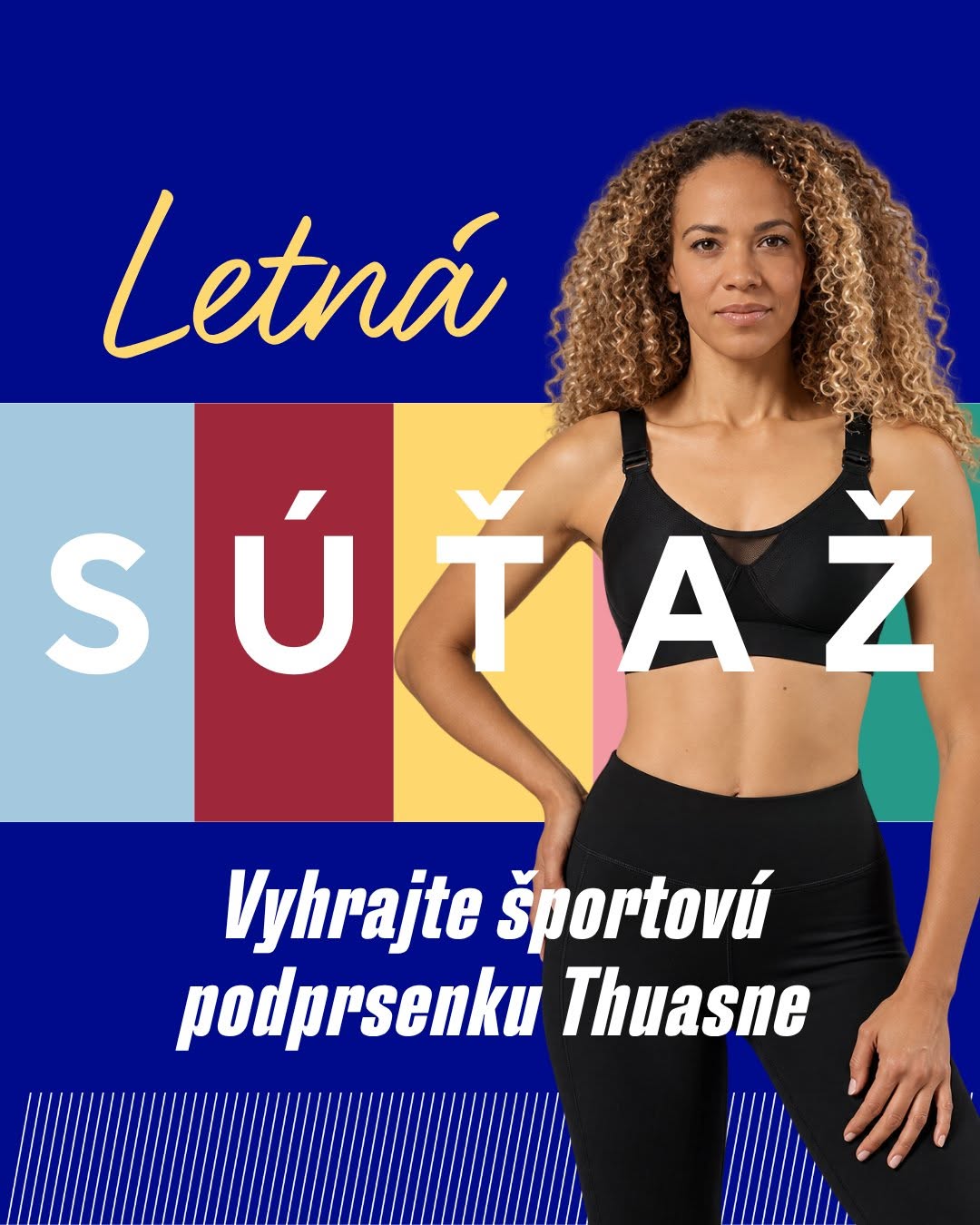 Letná súťaž o športovú podprsenku Thuasne