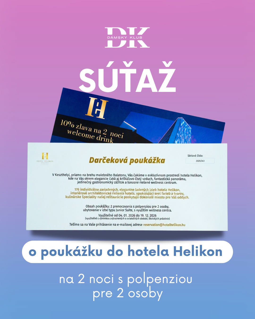 Letná SÚŤAŽ s Dámskym klubom