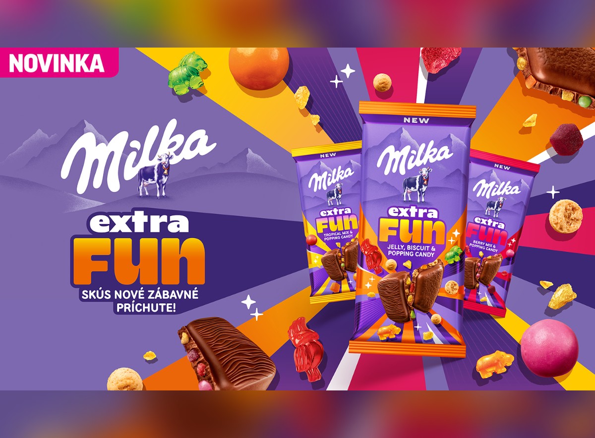 Počúvaj Europu 2 a hraj o balíčky čokolády MILKA Extra Fun!