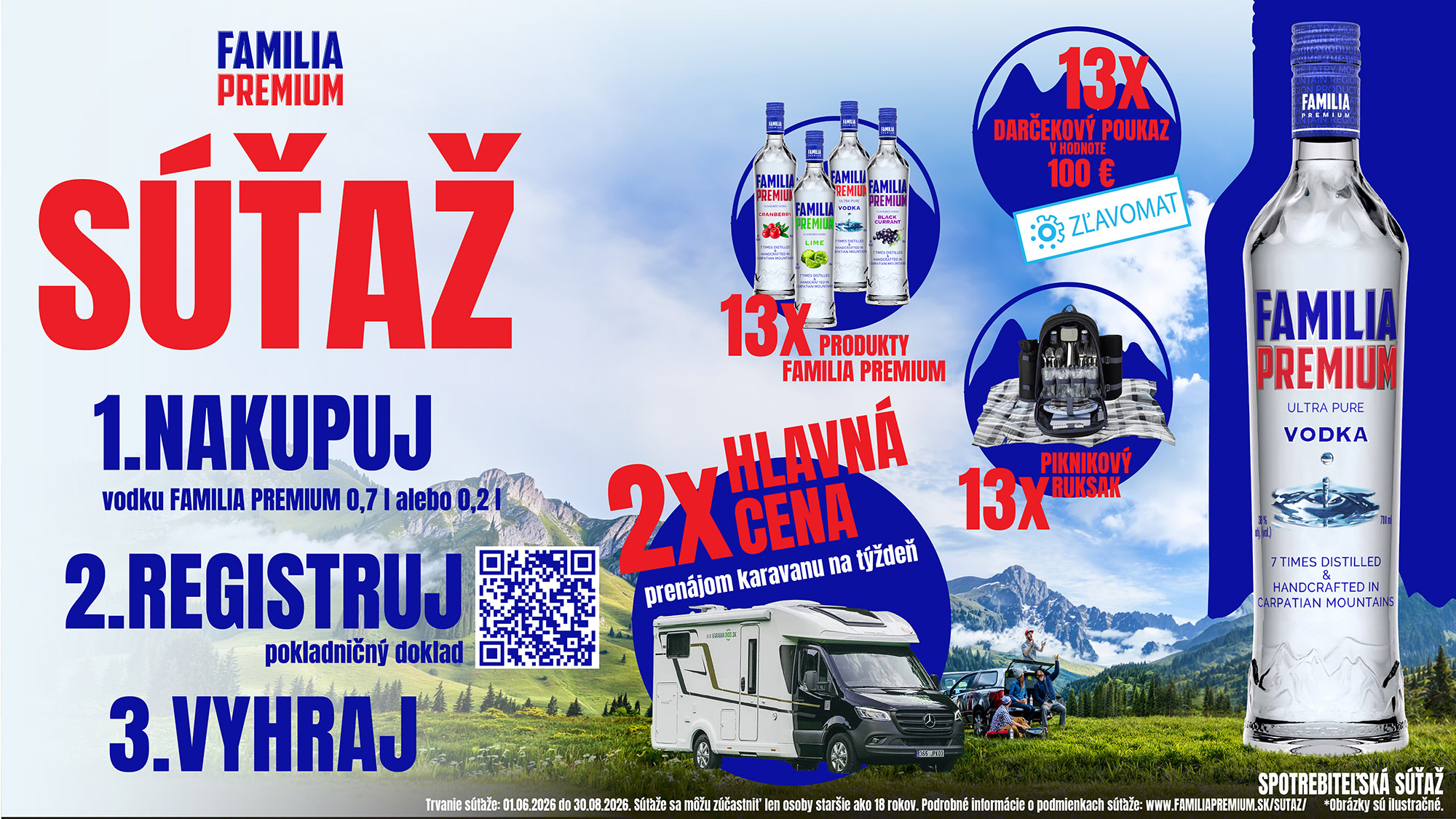 Súťaž - Familia Premium Vodka