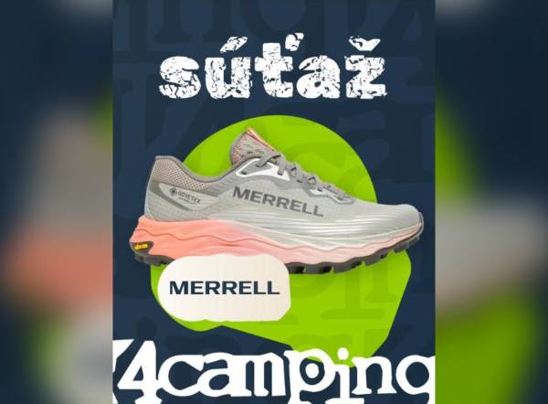 SÚŤAŽ 4camping: vyhrajte dámske bežecké topánky Merrell Agility Peak 6 GTX