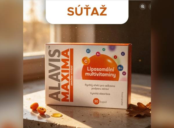 SÚŤAŽ Alavis Maxima: vyhrajte Lipozomálny multivitamín (1 výherca)