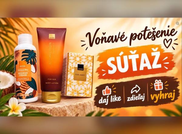 SÚŤAŽ Andrea Nagyová (Avon): vyhrajte set troch voňavých produktov Avon