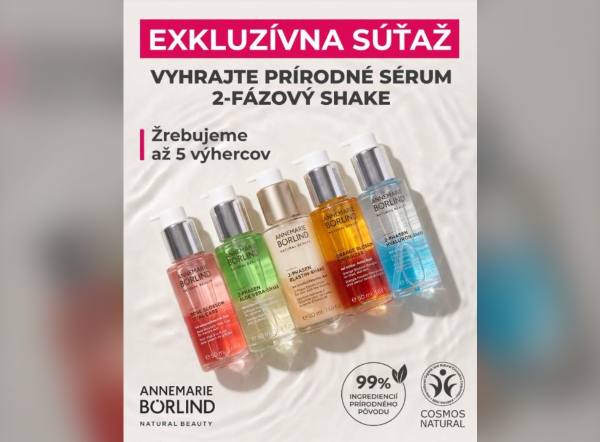SÚŤAŽ Annemarie Börlind: vyhrajte prírodné 2-fázové sérum SHAKE (5 výhercov)