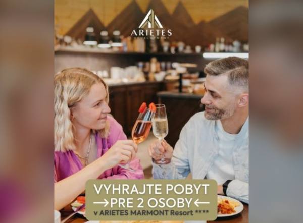 SÚŤAŽ ARIETES: vyhrajte pobyt pre 2 osoby v ARIETES MARMONT Resort**** vo Vysokých Tatrách (1 výherca)