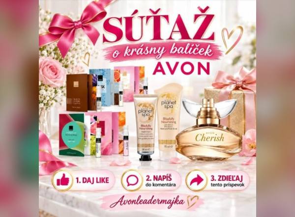 SÚŤAŽ Avon: vyhrajte voňavý set (1 výherca)