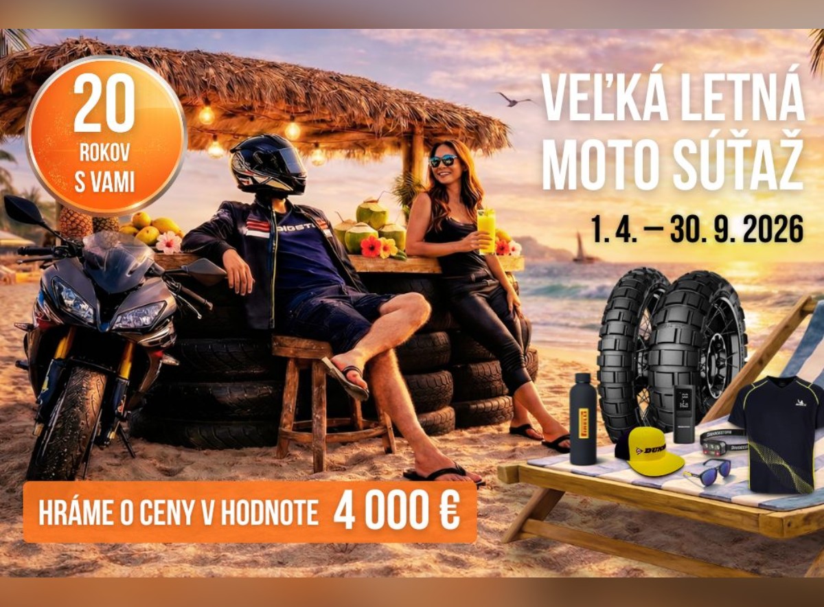 SÚŤAŽ AZ pneu: vyhrajte moto pneumatiky a ďalšie ceny (10 výhercov každý mesiac)