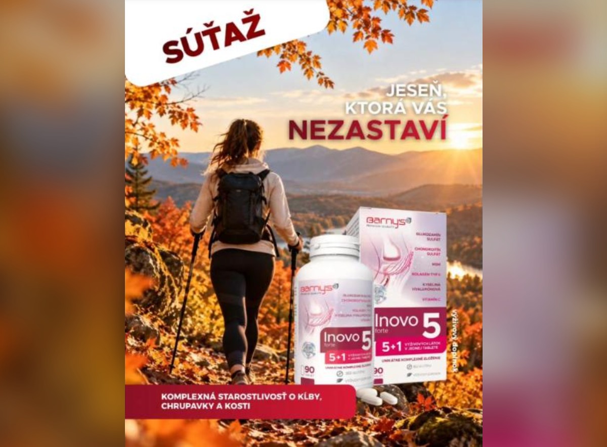 SÚŤAŽ Barny's SR: vyhrajte kĺbovú výživu Barny's INOVO 5 Forte