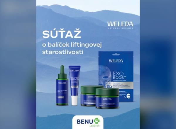 SÚŤAŽ BENU LEKÁREŇ: vyhrajte balíček pleťovej kozmetiky Weleda (3 výhercovia)