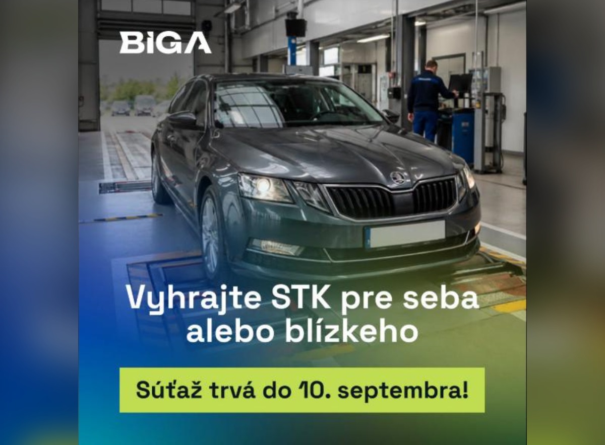 SÚŤAŽ Biga Servis a STK: vyhrajte technickú kontrolu zadarmo