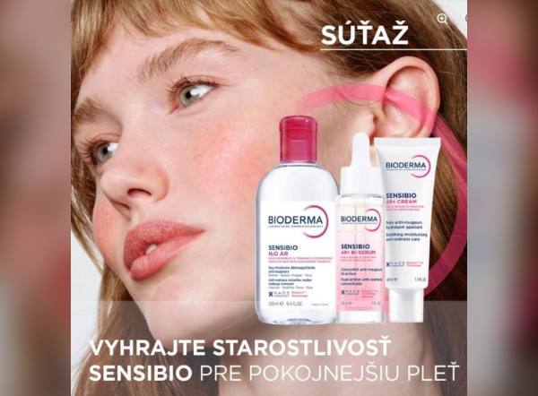 SÚŤAŽ BIODERMA: vyhrajte balíček starostlivosti Sensibio