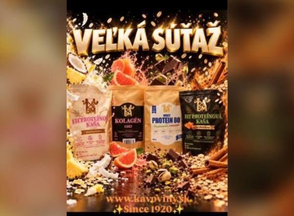 SÚŤAŽ BM Kavoviny: vyhrajte balíčky produktov a tréning s Paľom Horňákom (6 výhercov)