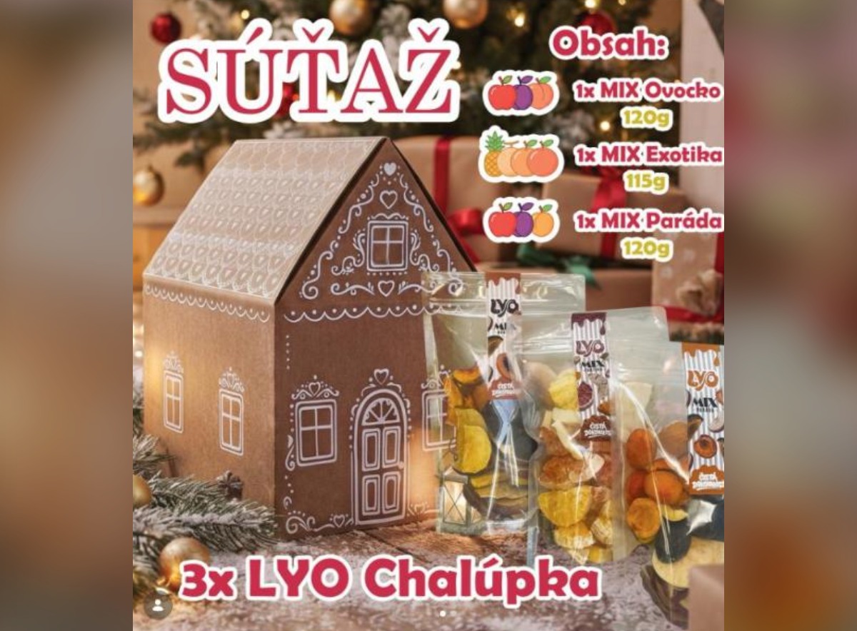 SÚŤAŽ Bobulkovo × lyo.sk: vyhrajte lyo chalúpku s ovocím (3 výhercovia)