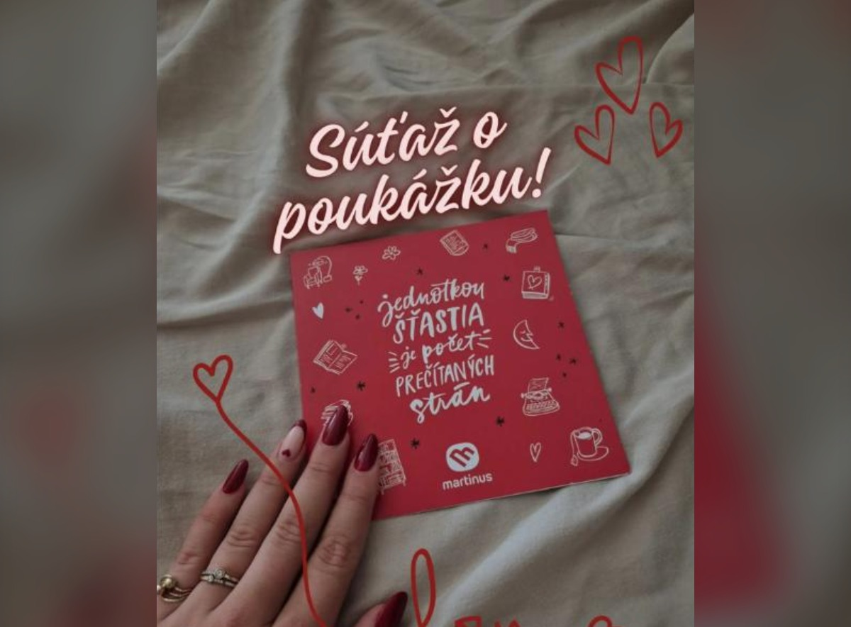 SÚŤAŽ bookish.lenka.24: vyhrajte poukážku do Martinusu v hodnote 20 €