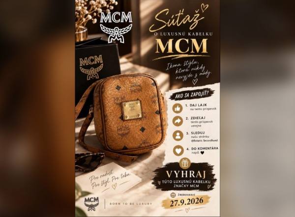 SÚŤAŽ Botanic Secondhand: vyhrajte luxusnú kabelku MCM (1 výherca)