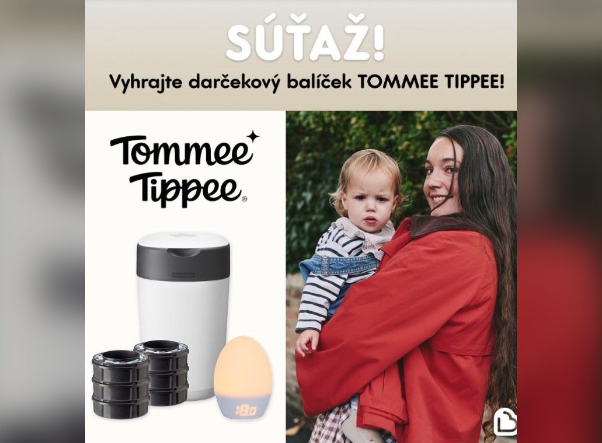 SÚŤAŽ Brendon: vyhrajte darčekový balíček Tommee Tippee pre bábätko