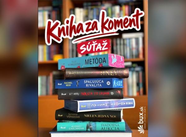 SÚŤAŽ Bux.sk Kniha za koment: vyhrajte knihu podľa vlastného výberu (každý deň 1 výherca)