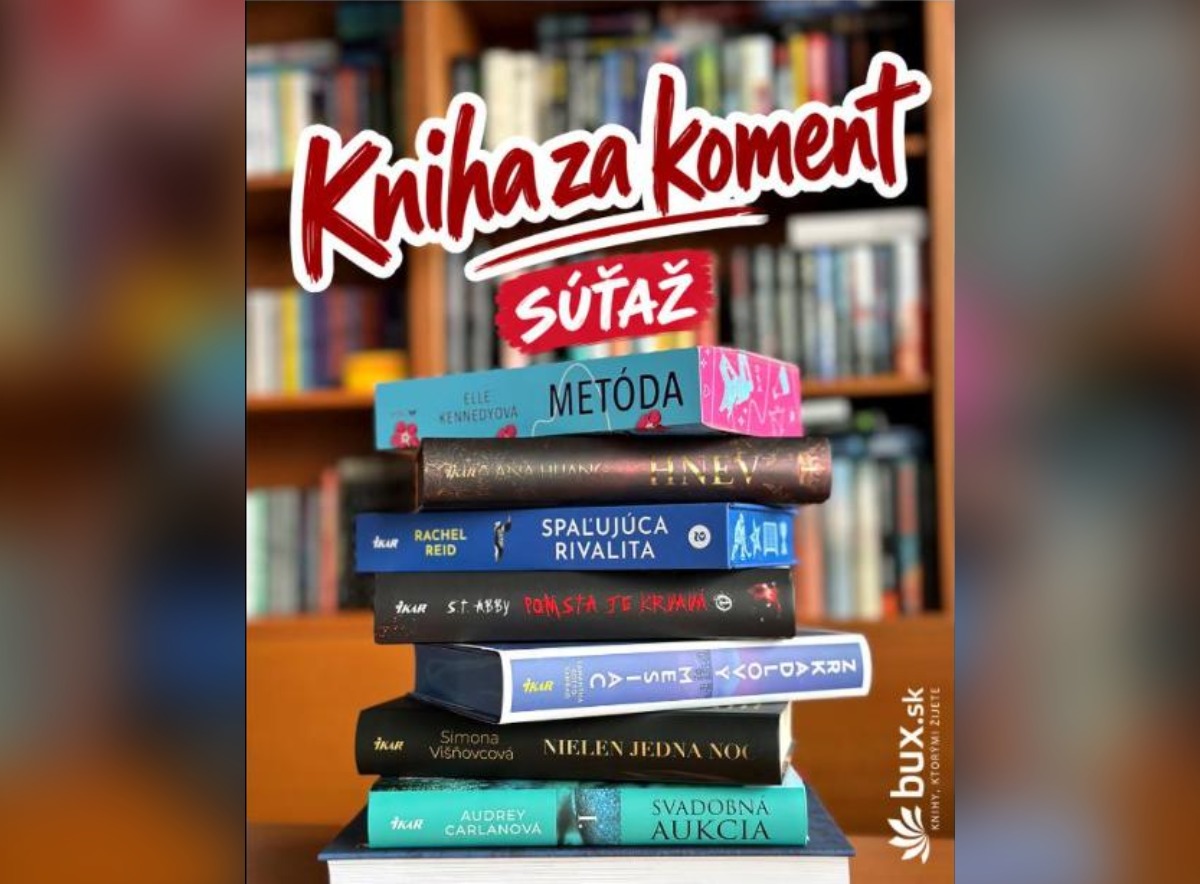 SÚŤAŽ Bux.sk Kniha za koment: vyhrajte knihu podľa vlastného výberu (každý deň 1 výherca)