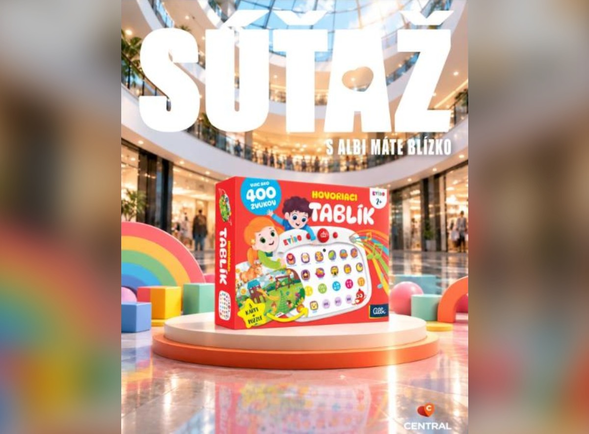 SÚŤAŽ Central × ALBI: vyhrajte hru Hovoriaci tablík Kvído (1 výherca)