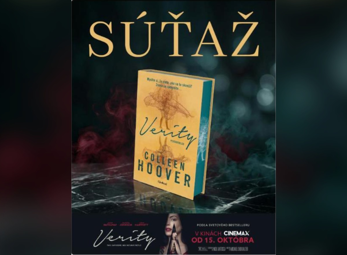 SÚŤAŽ Cinemax: vyhrajte knihu VERITY od Colleen Hoover