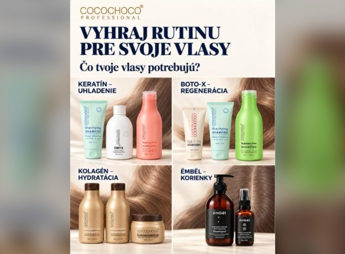SÚŤAŽ Cocochoco Professional: vyhrajte balíček starostlivosti o vlasy (1 výherca)