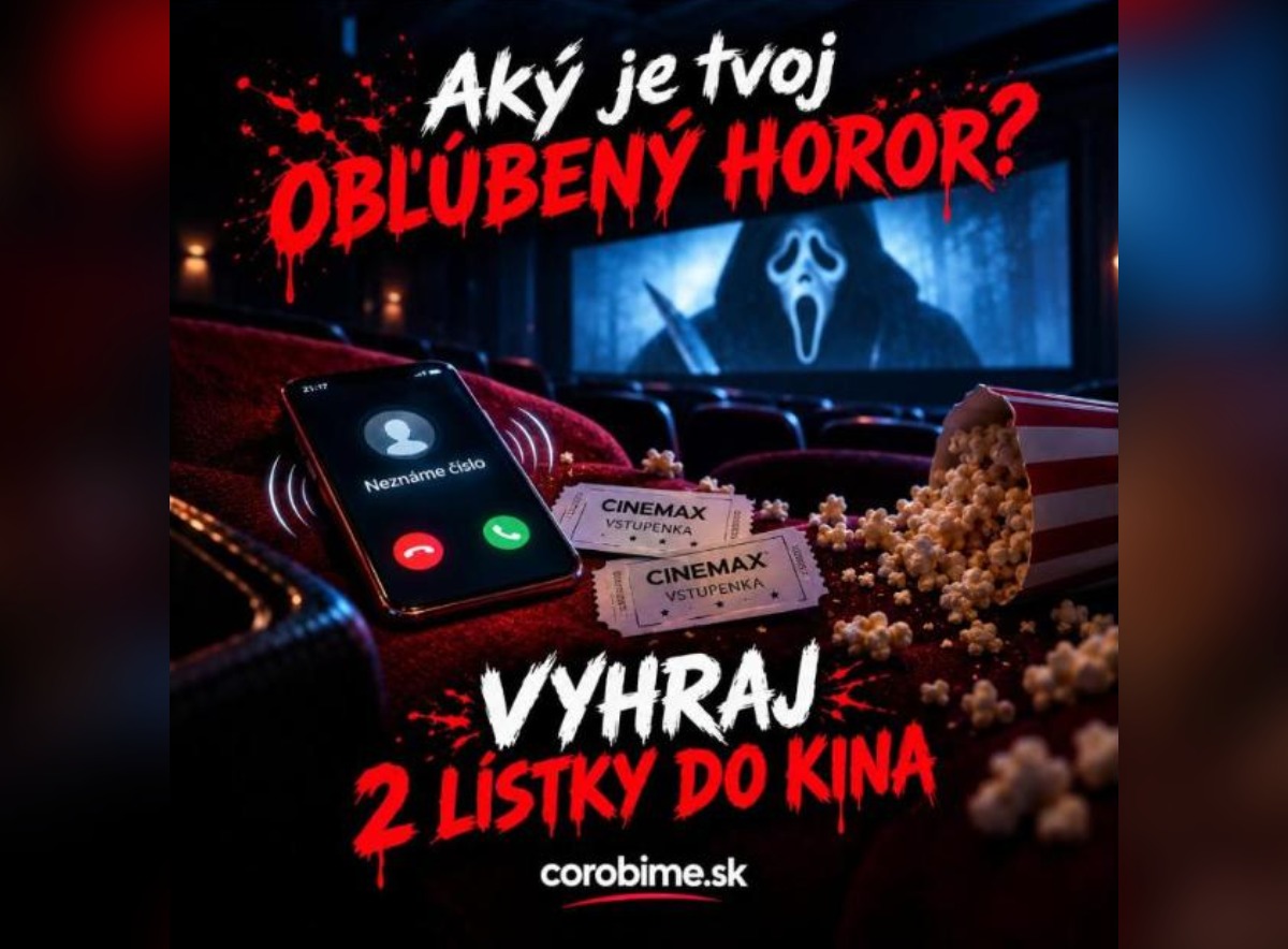 SÚŤAŽ corobime.sk: vyhrajte 2 lístky do kina CINEMAX (1 výherca)
