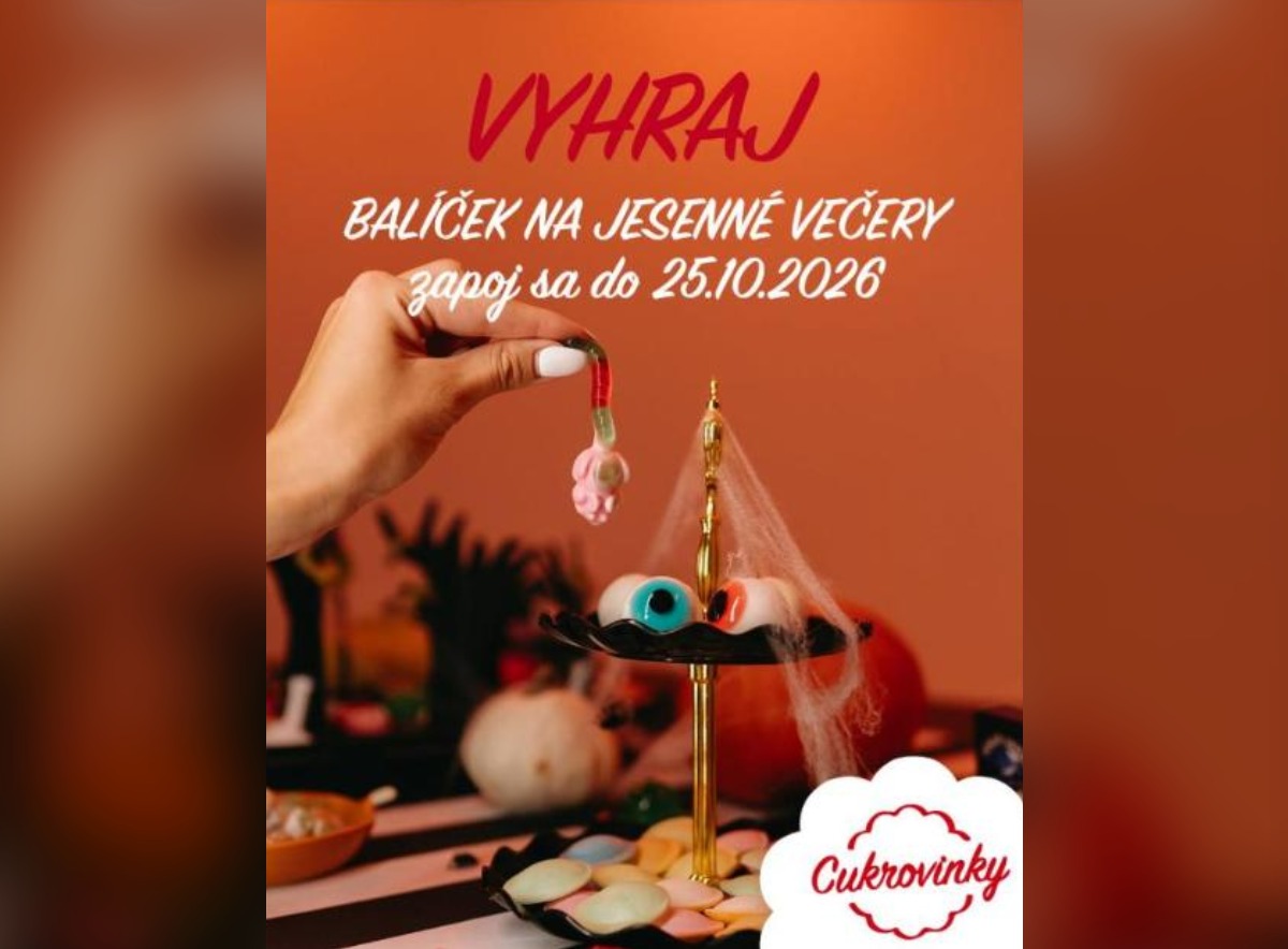 SÚŤAŽ Cukrovinky.sk: vyhrajte balíček snackov a sladkostí