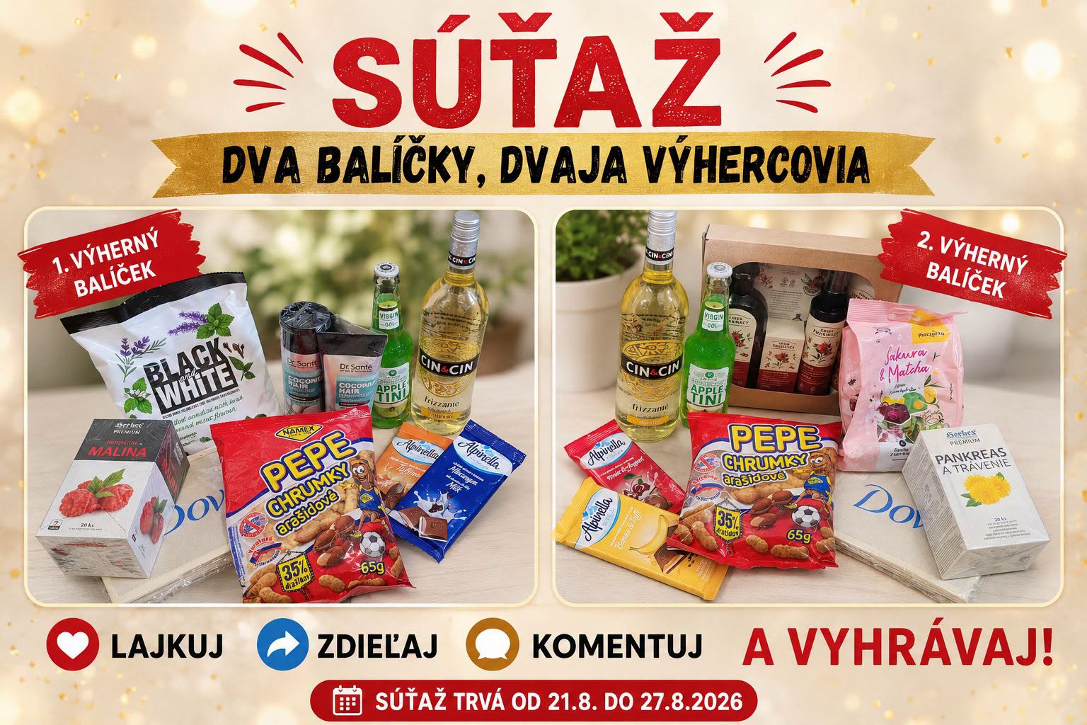 Súťaž Daniš Trade o dva balíčky produktov